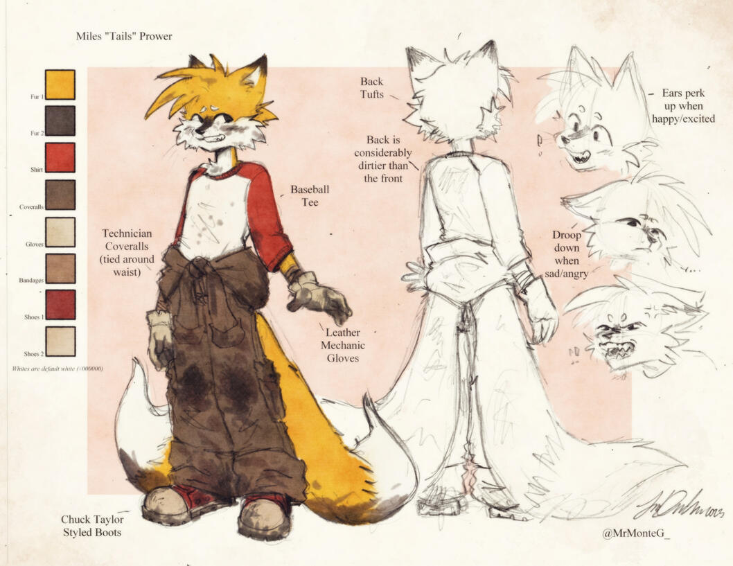 Tails Redesign Reference Sheet (11-04-23)
